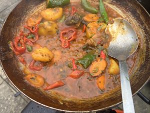 Veg Curry in Pan